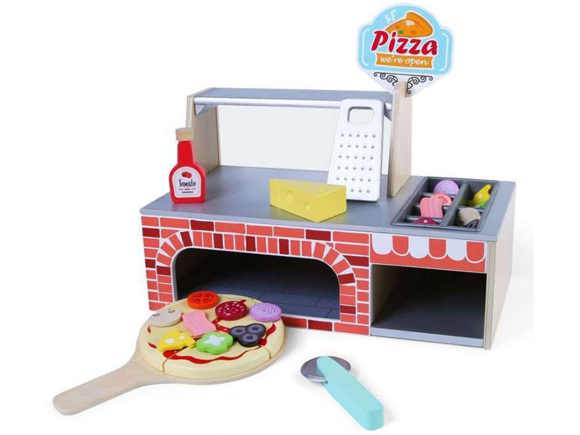 Eco toys Drvena pećnica za pizzu
